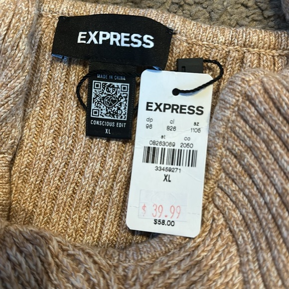 *NWT* Express Sweater Tank - Picture 2 of 3